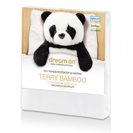 Непромокаем протектор Terry Bamboo детски – DREAM ON