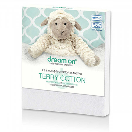 Непромокаем протектор Terry Cotton детски – DREAM ON