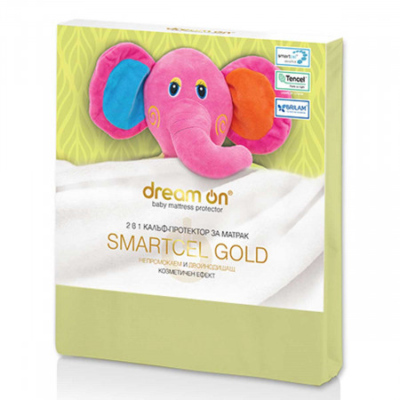  Непромокаем протектор Smartcel Gold green детски – DREAM ON