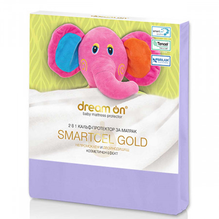  Непромокаем протектор Smartcel Gold lila детски – DREAM ON