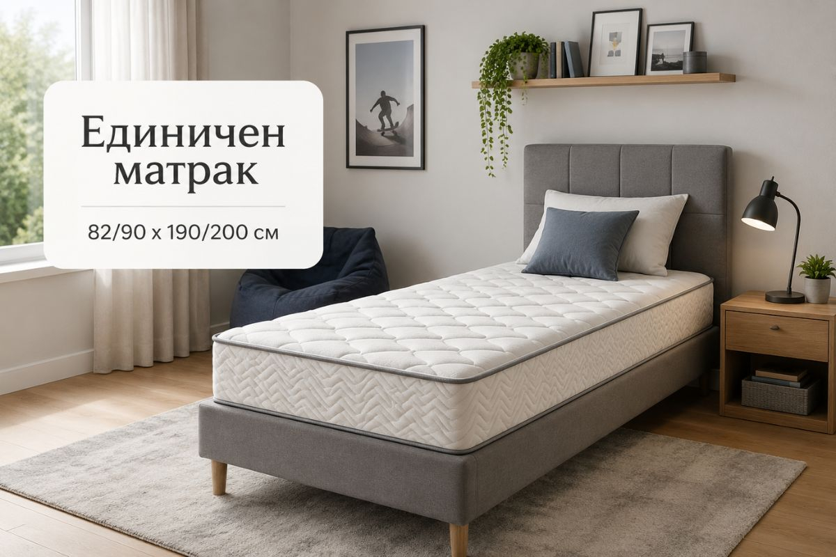 единичен матрак 80/190 и 90/200