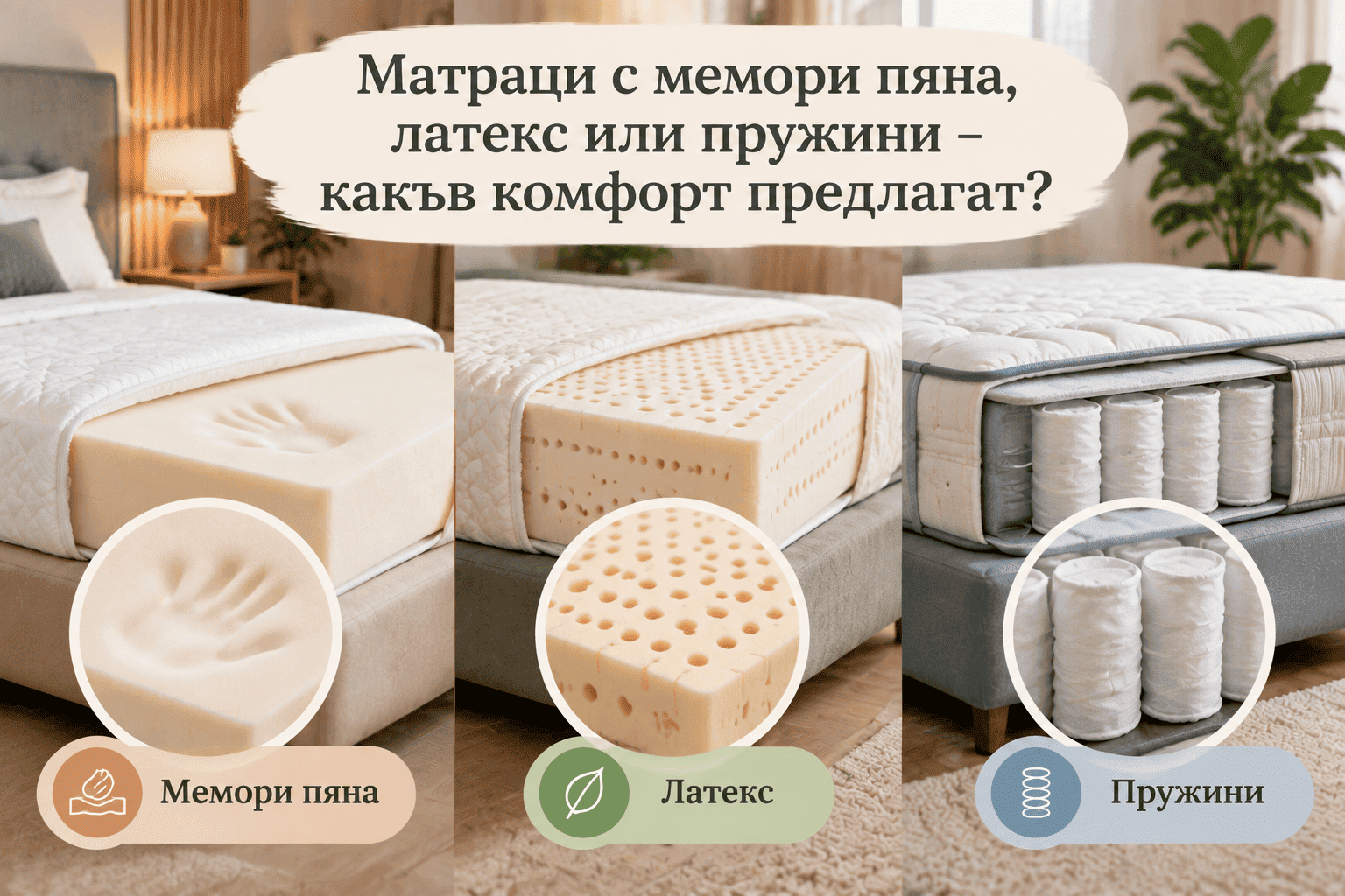 видове матраци 