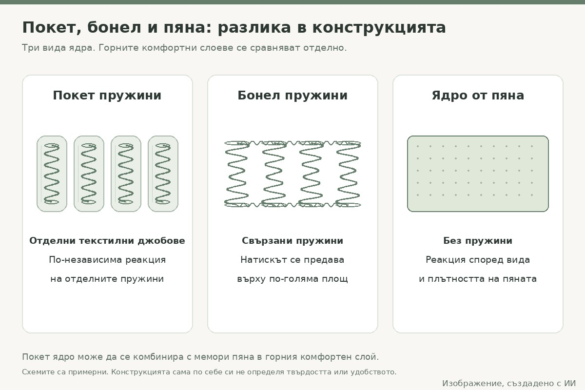 матрак с покет пружини как да изберем за добър сън