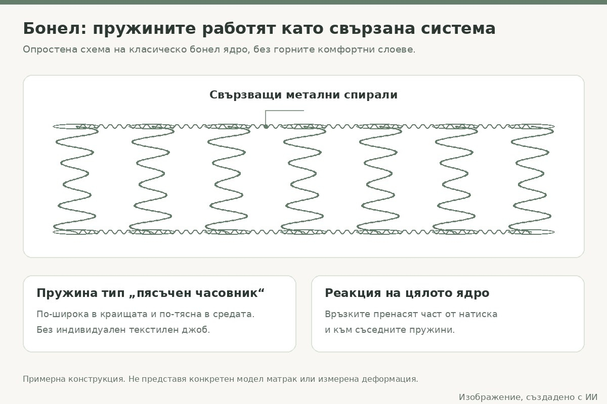 как работят бонел пружините